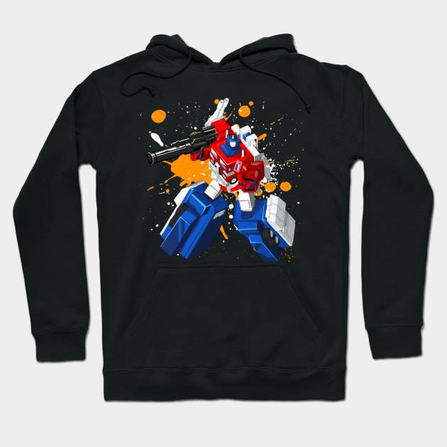 Optimus Prime Hoodie by gblackid